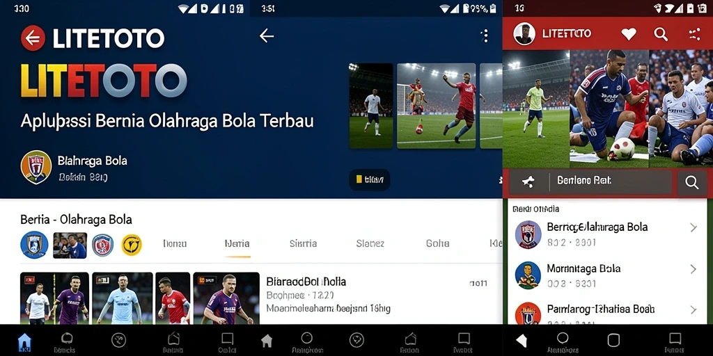 Tampilan antarmuka aplikasi LITETOTO yang menarik dan informatif.
