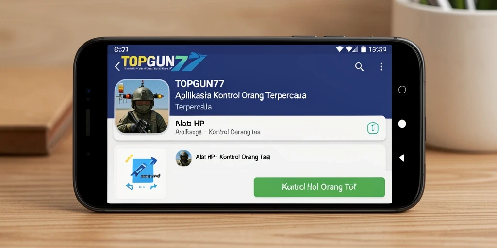 Tampilan antarmuka utama aplikasi Kontrol Orang Tua yang user-friendly.